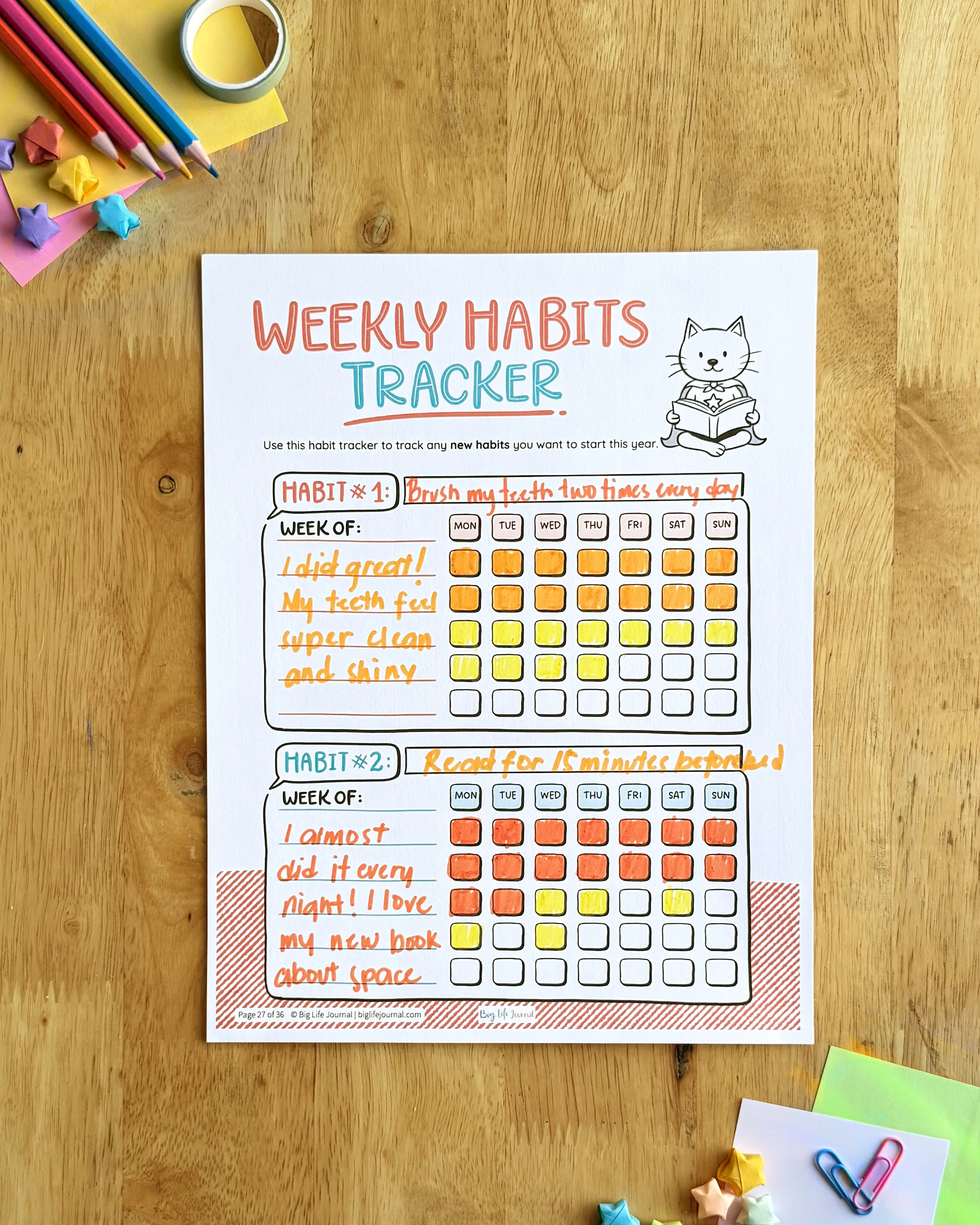 2026 Goal-Setting Kit PDF (Ages 5-11) - Image 3