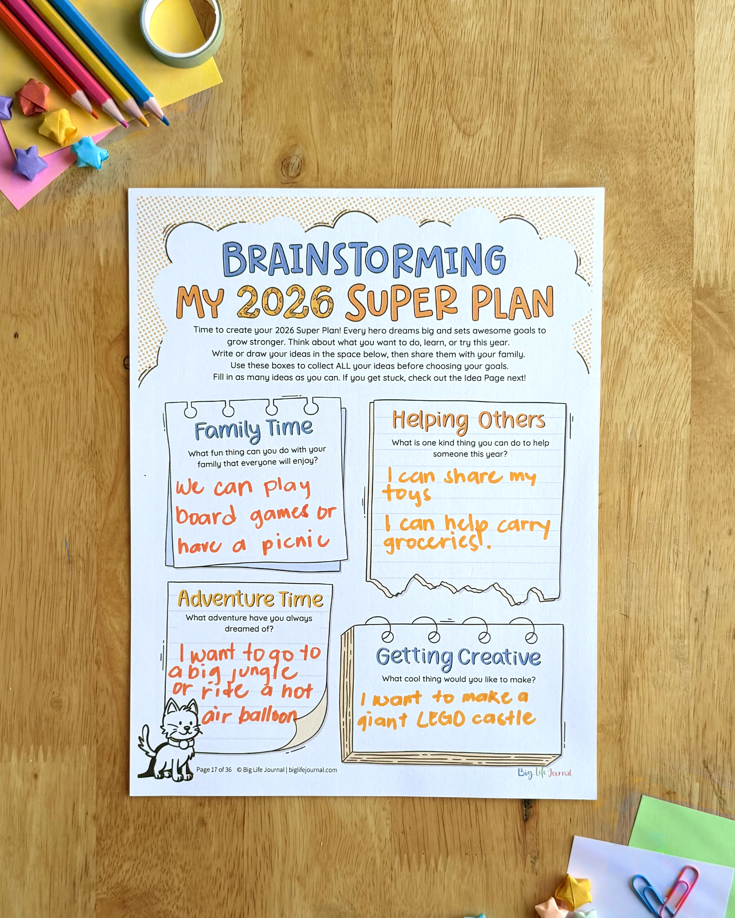 2026 Goal-Setting Kit PDF (Ages 5-11) - Image 7