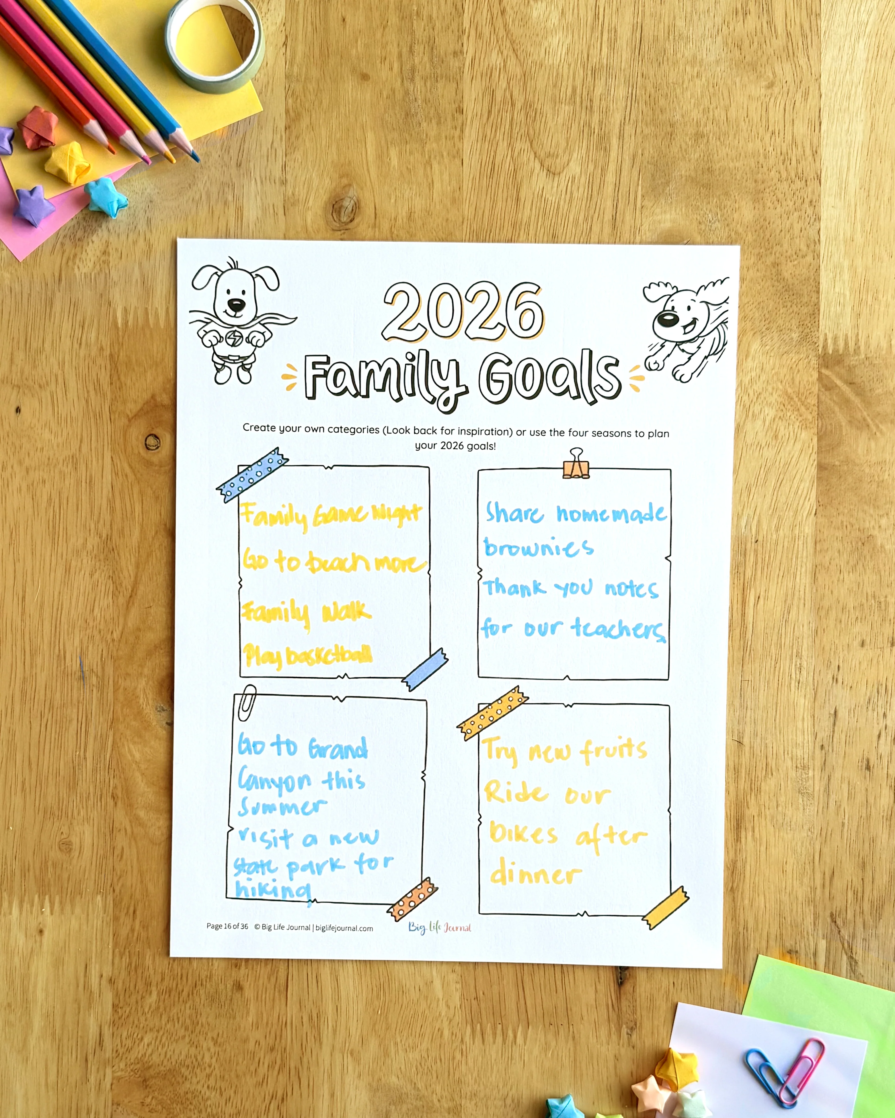 2026 Goal-Setting Kit PDF (Ages 5-11) - Image 9
