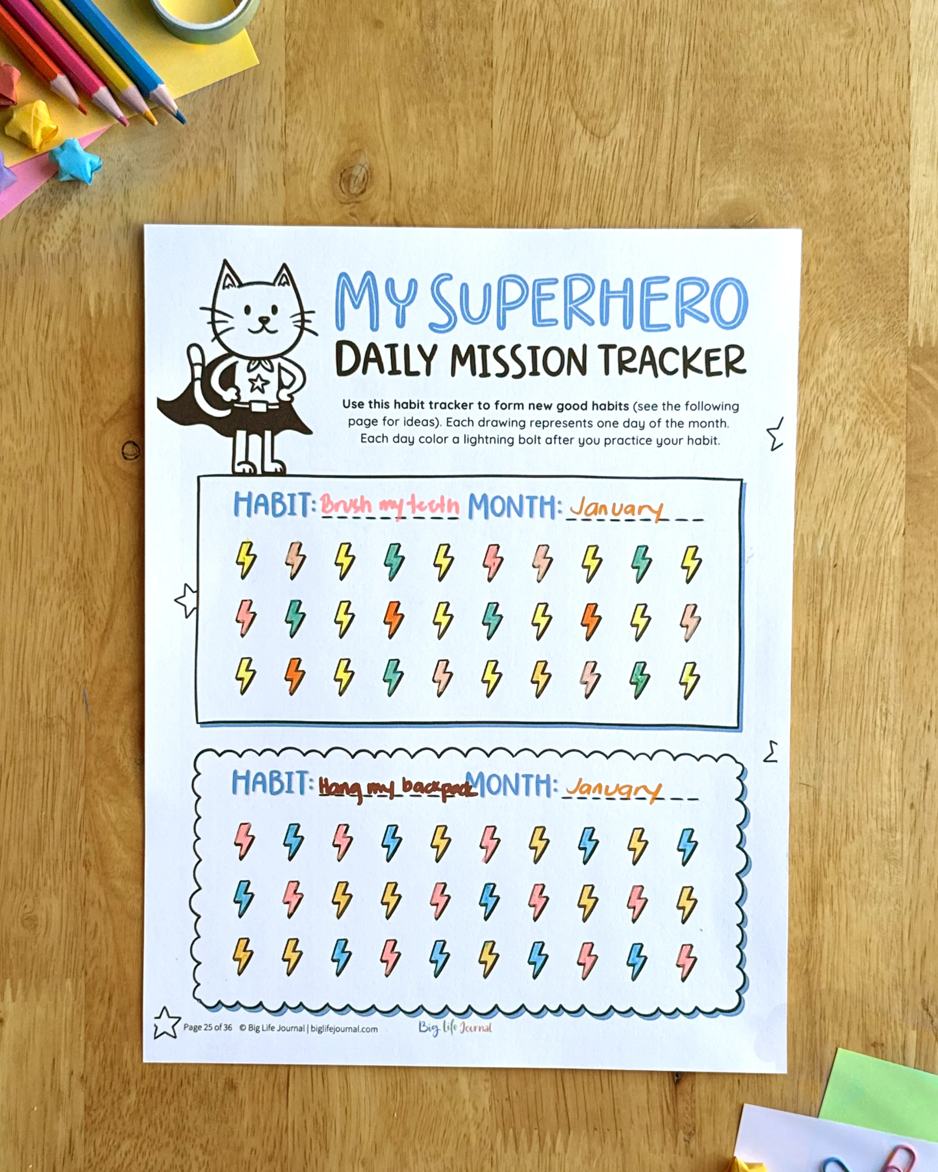 2026 Goal-Setting Kit Bundle PDF (Ages 5-11 & 12+) - Image 5