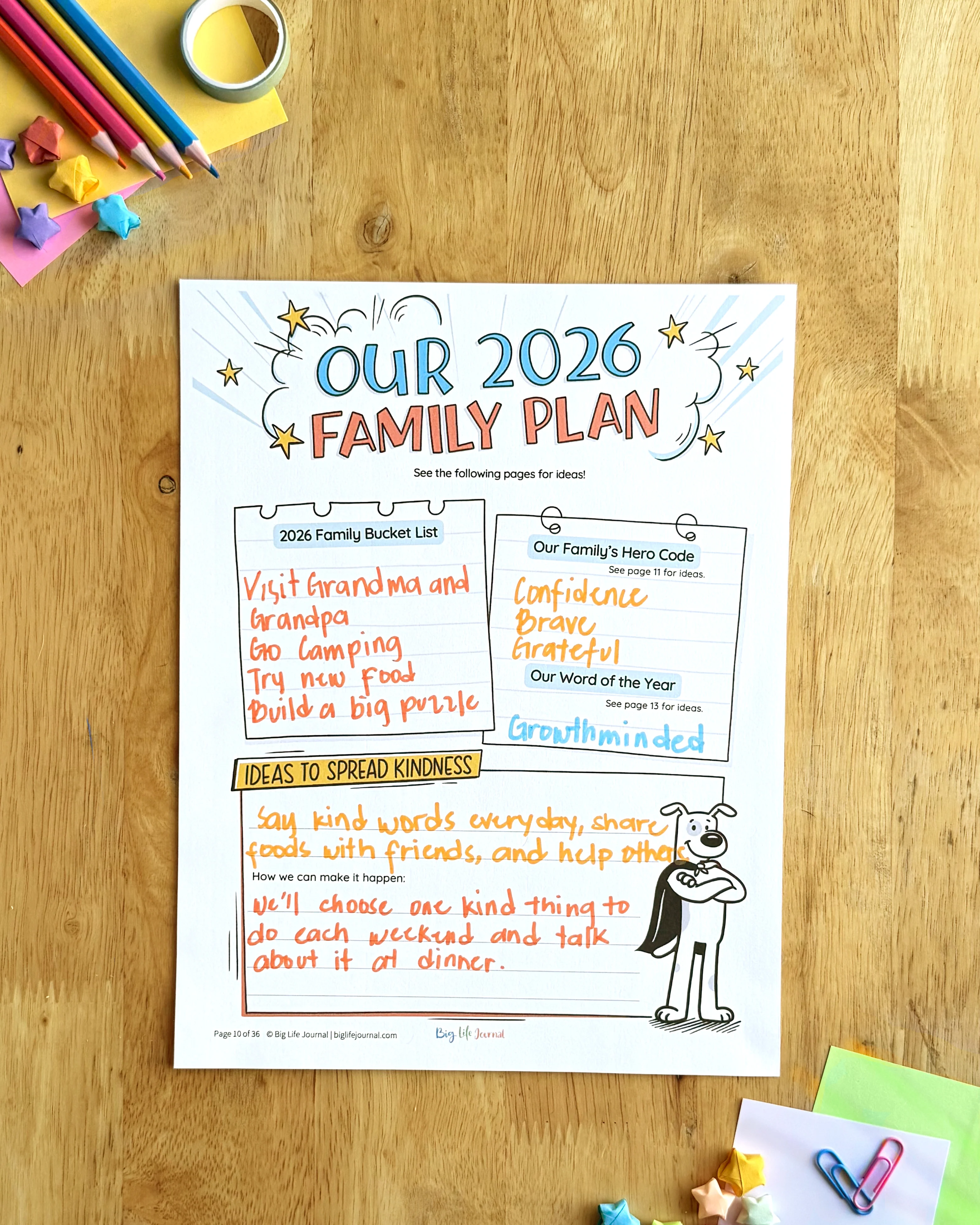 2026 Goal-Setting Kit Bundle PDF (Ages 5-11 & 12+) - Image 7