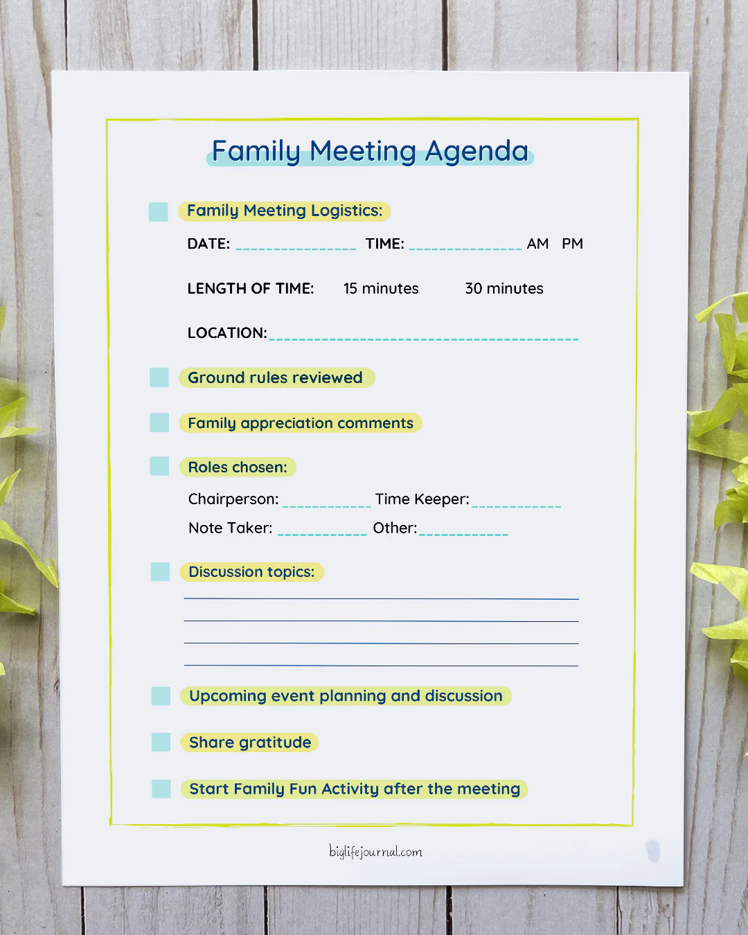 Family Meeting Resource Kit PDF - Image 8