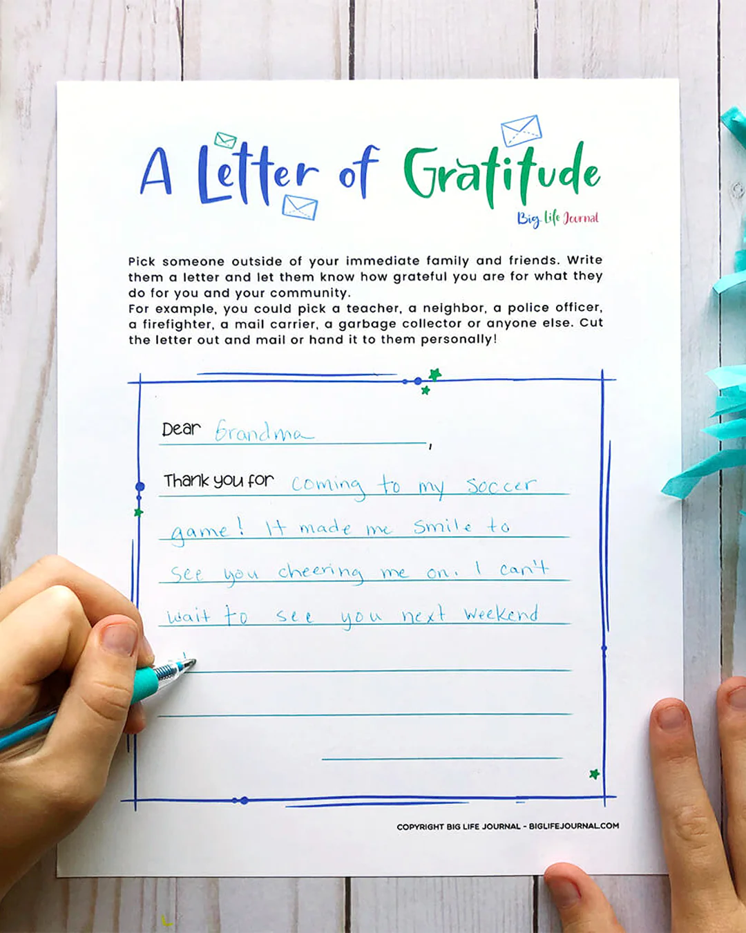 Gratitude & Mindfulness Kit PDF (ages 5-12) - Image 6