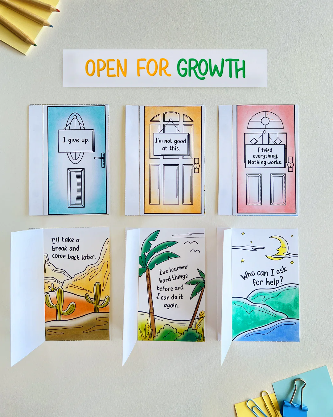 Growth Mindset Printables Kit PDF (ages 5-11) - Image 10